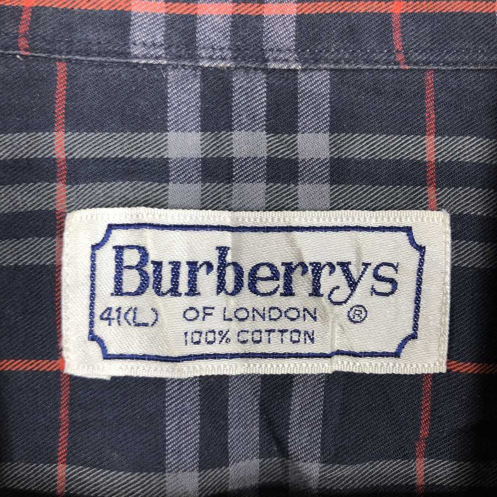 Burberry Vintage Burberry Novacheck Button Up Shi… - image 8