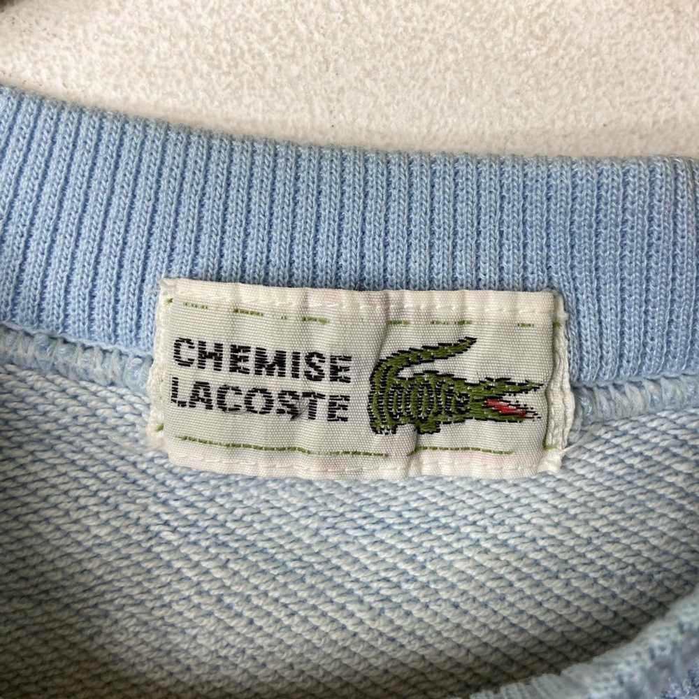 Lacoste Vintage La Chemise Lacoste Sweatshirt Big… - image 4