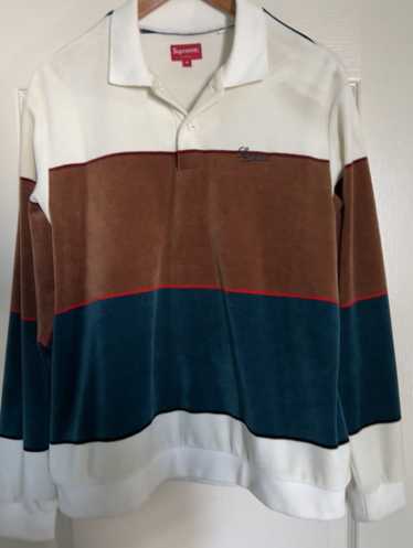 Supreme Striped Polo Shirt - Gem