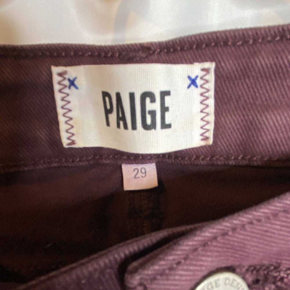 Paige Paige Verdugo Ankle Plum Overdyed Skinny St… - image 3