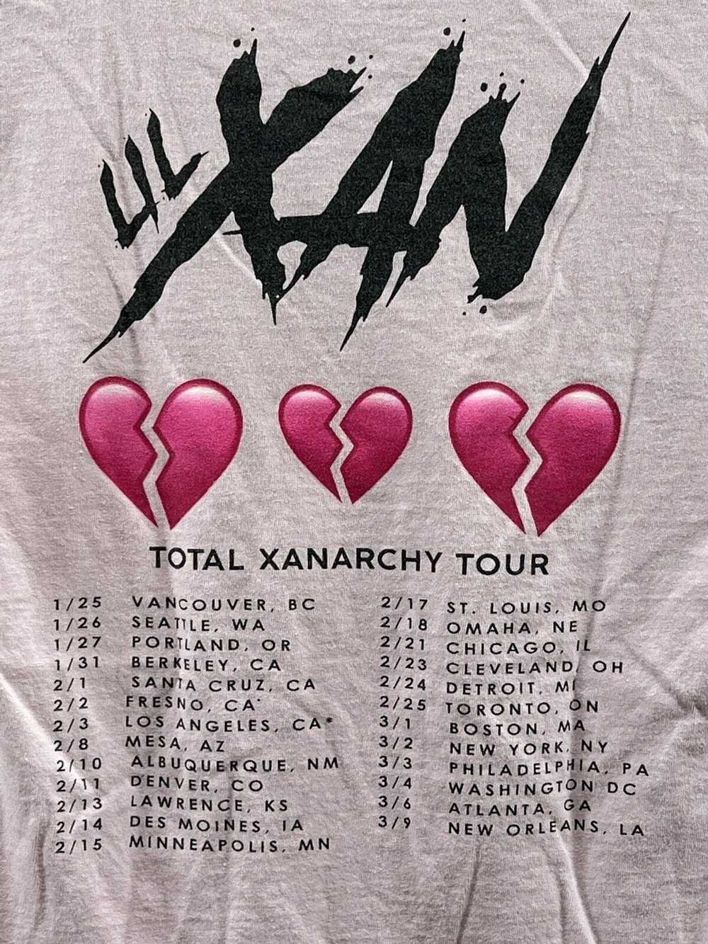 Other Lil Xan Total Xanarchy Tour Short Sleeve Pi… - image 5