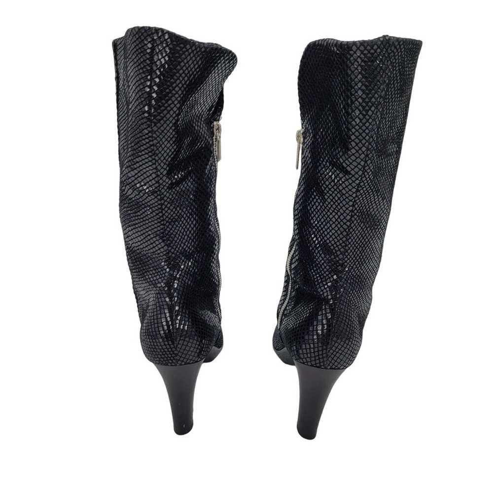 Aquatalia Aquatalia Boots Leather Snake Mid Calf … - image 7