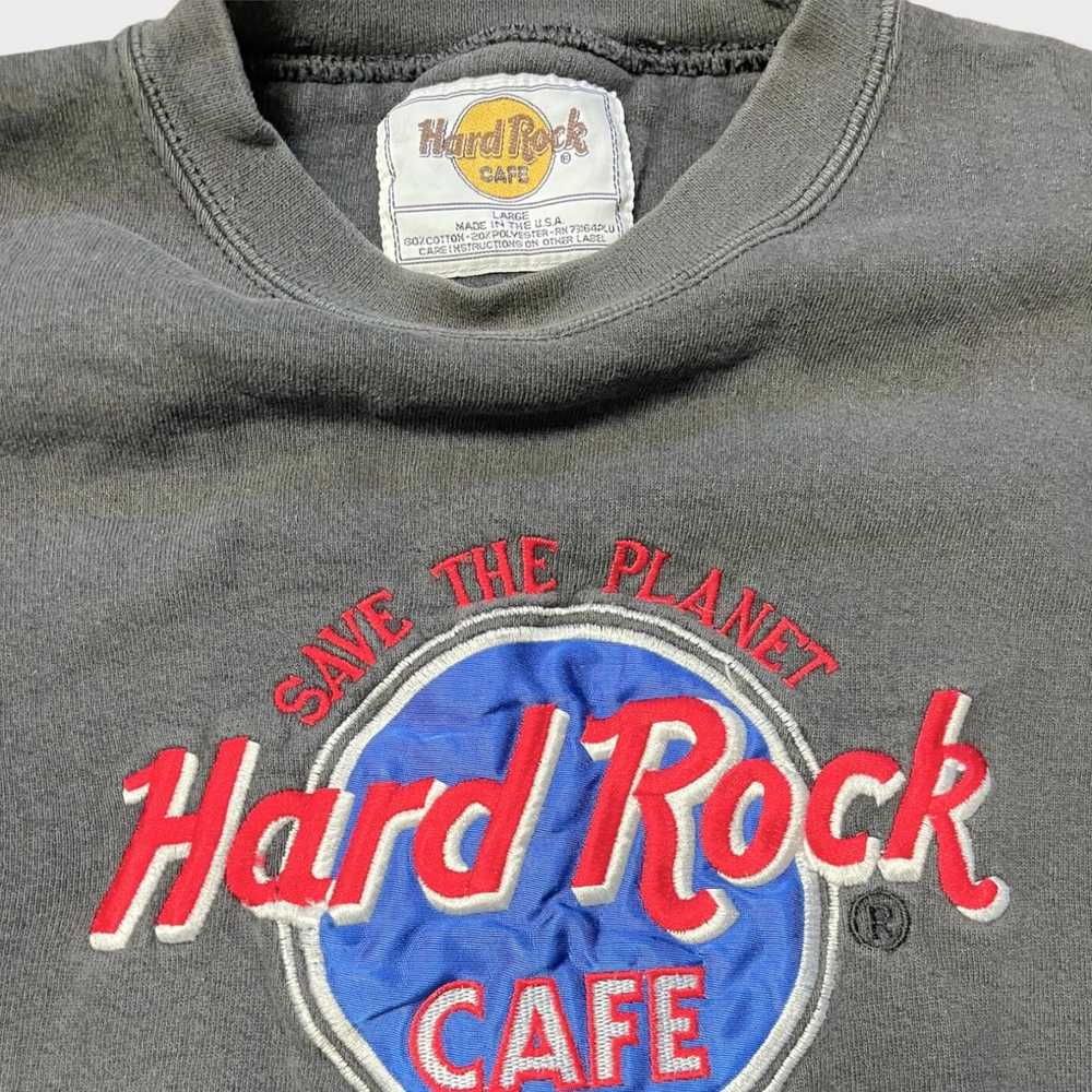 Hard Rock Cafe Vintage Hard Rock Faded Sweatshirt… - image 3