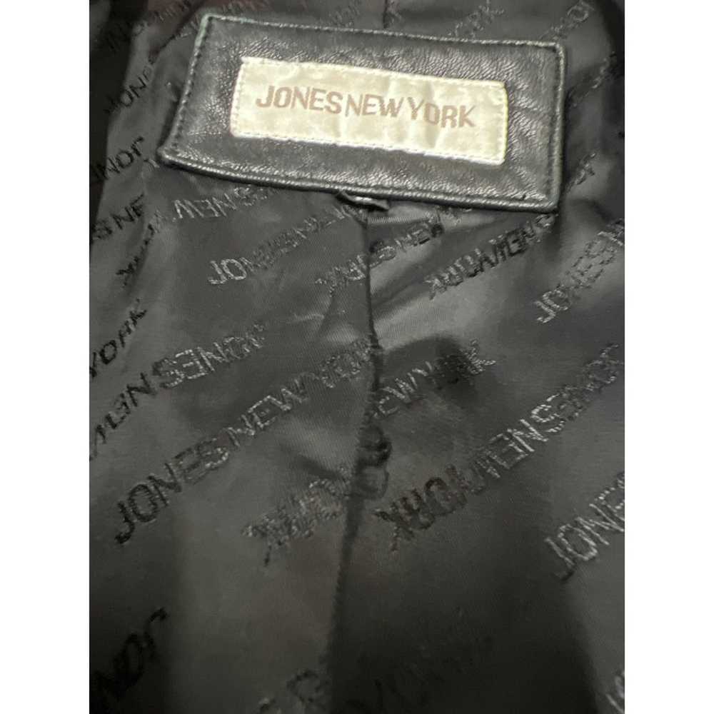 Jones New York Jones New York Leather Jacket Knee… - image 7