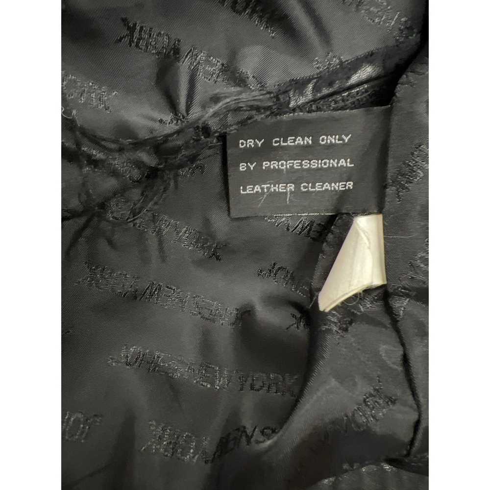 Jones New York Jones New York Leather Jacket Knee… - image 9