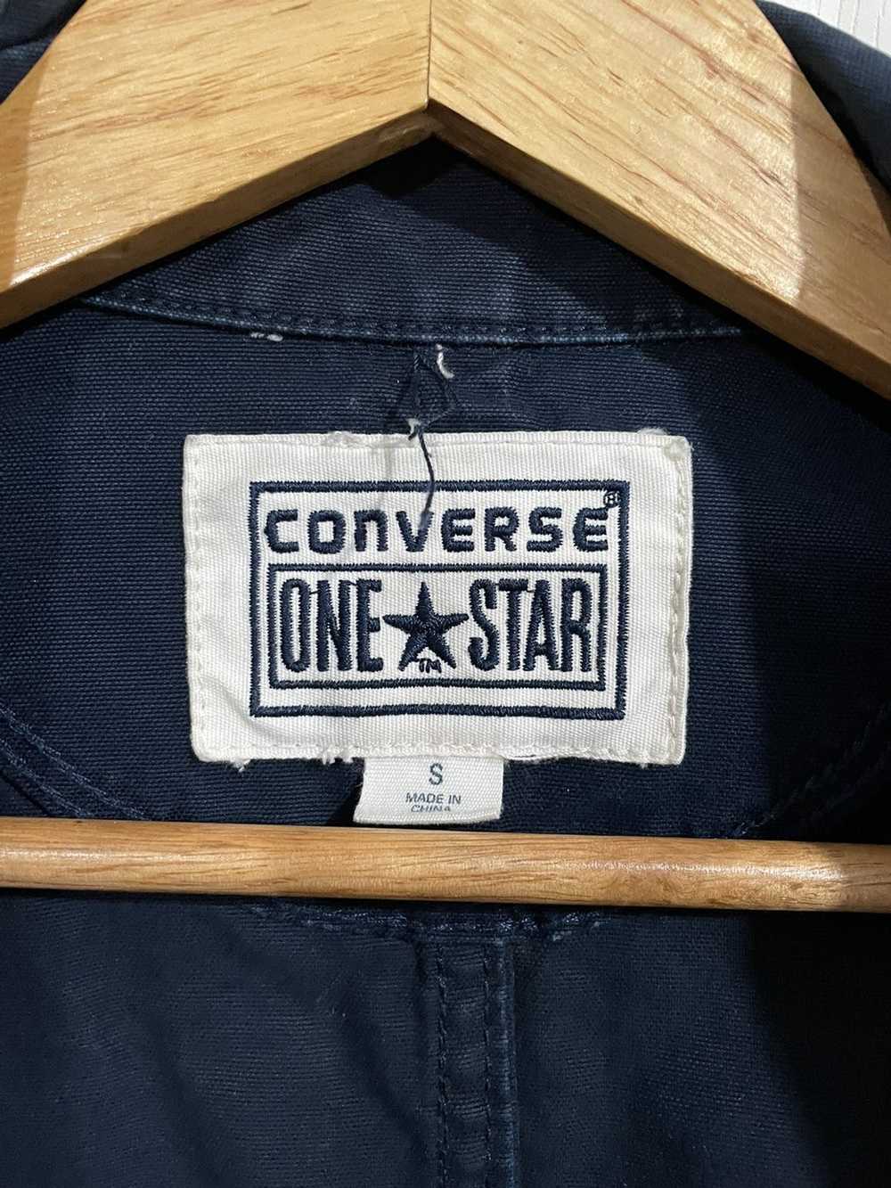 Converse × Streetwear × Vintage Converse Blue Coat - image 3