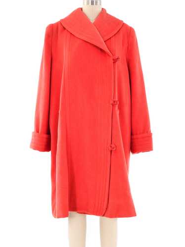 Nina Ricci Orange Cashmere Swing Coat