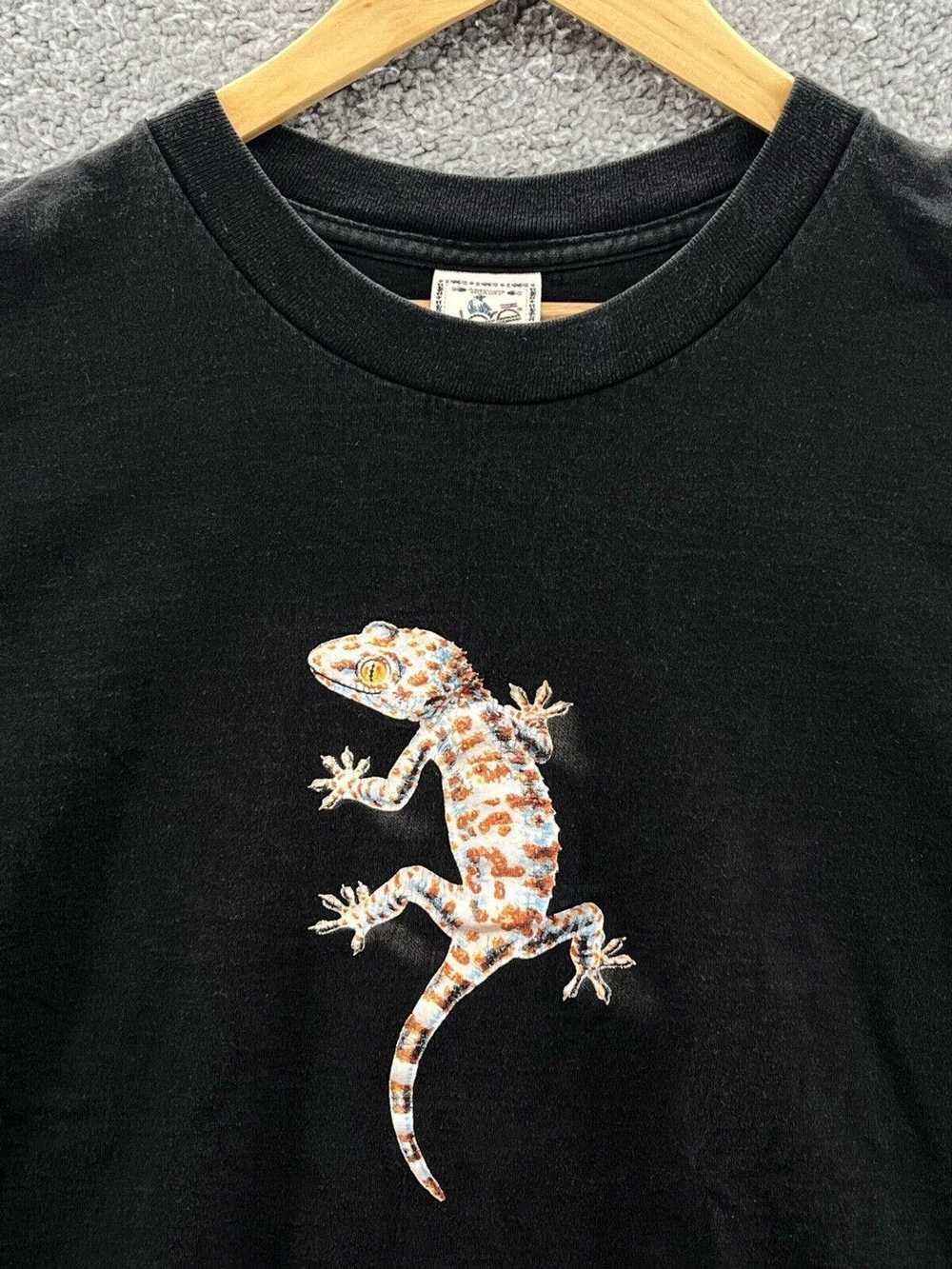 Other Alore Made In USA Black Gecko Vintage T-Shi… - image 4