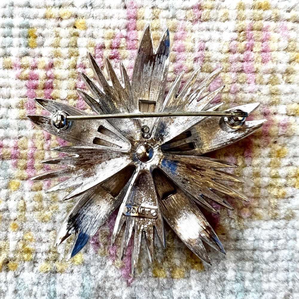 [AS-IS] 1960s MONET Flower Brooch - image 3