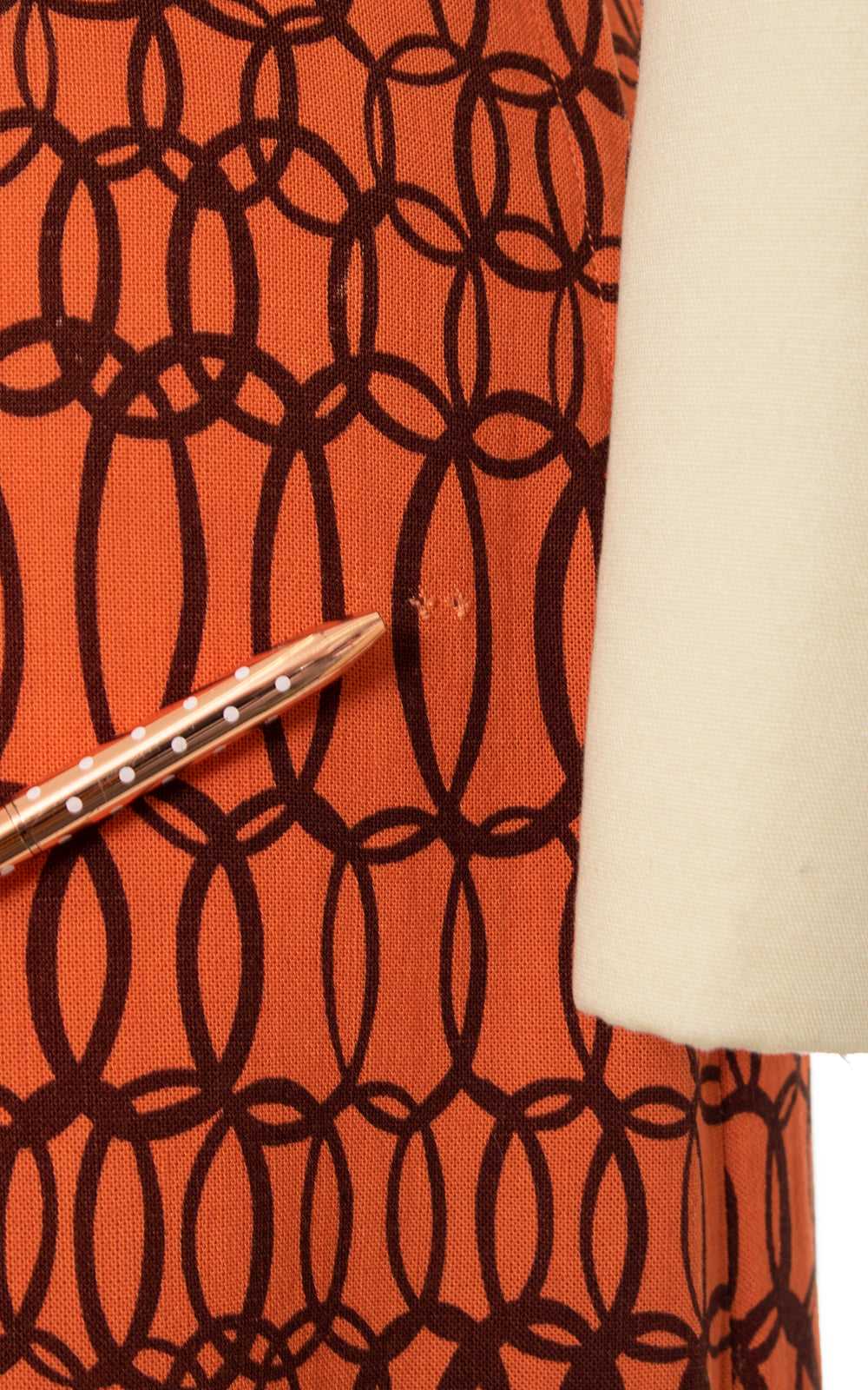 1940s Loopty Loop Linen Shirtwaist Dress | small - image 8