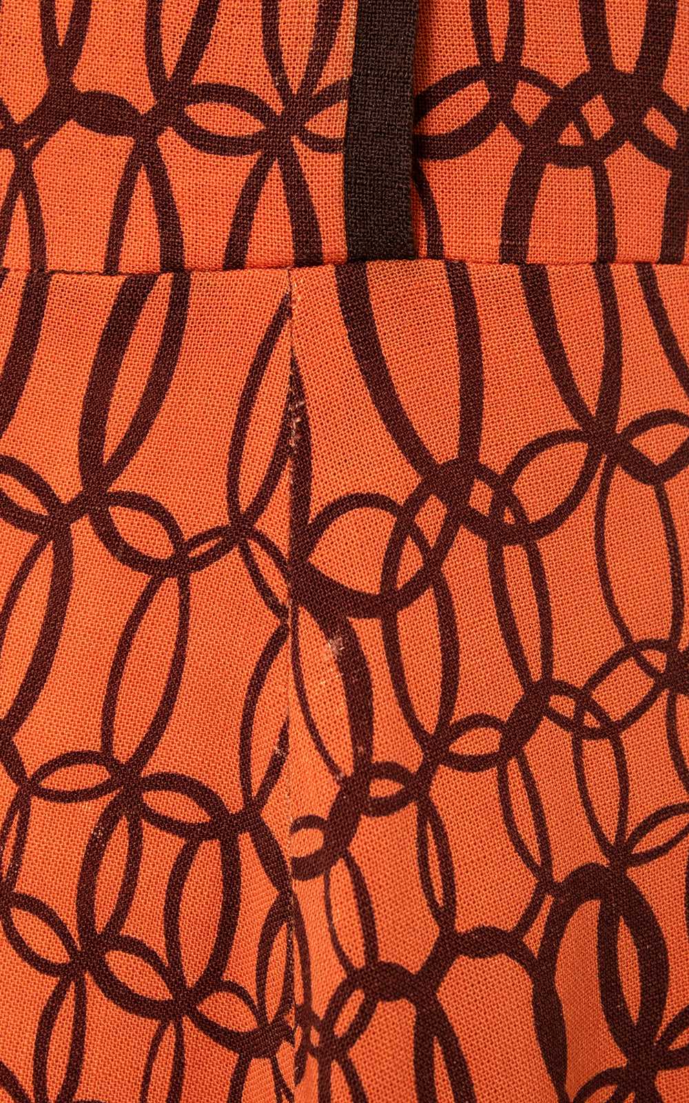 1940s Loopty Loop Linen Shirtwaist Dress | small - image 9