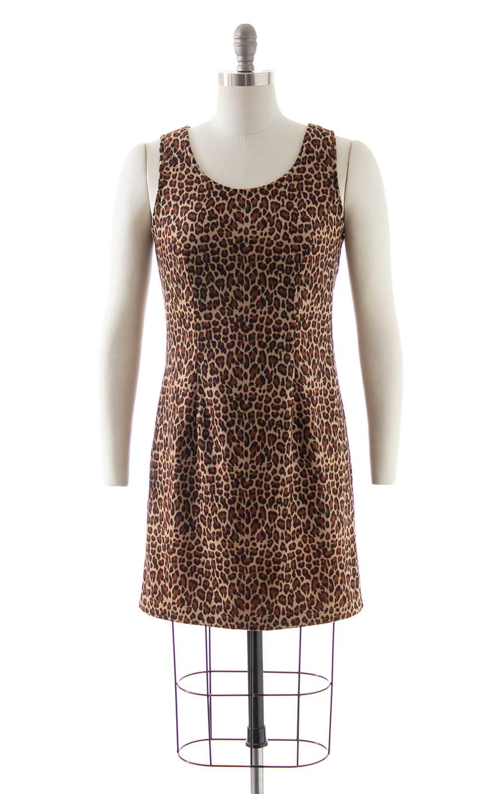 1990s Leopard Print Wiggle Dress | small - image 1