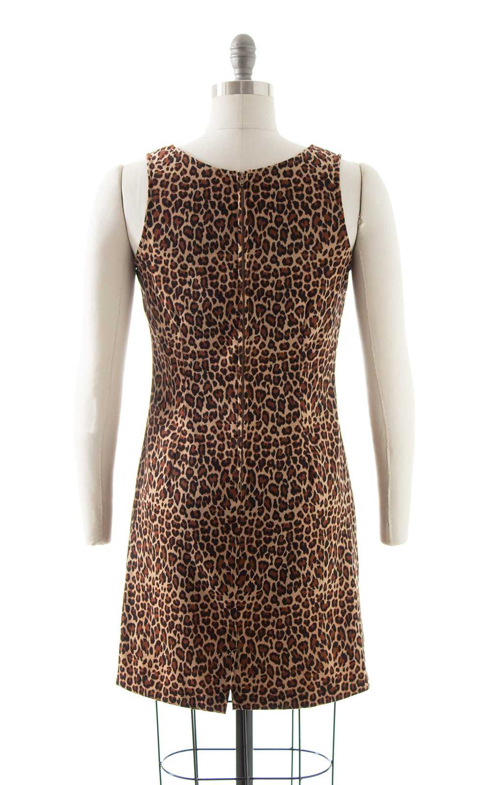 1990s Leopard Print Wiggle Dress | small - image 4