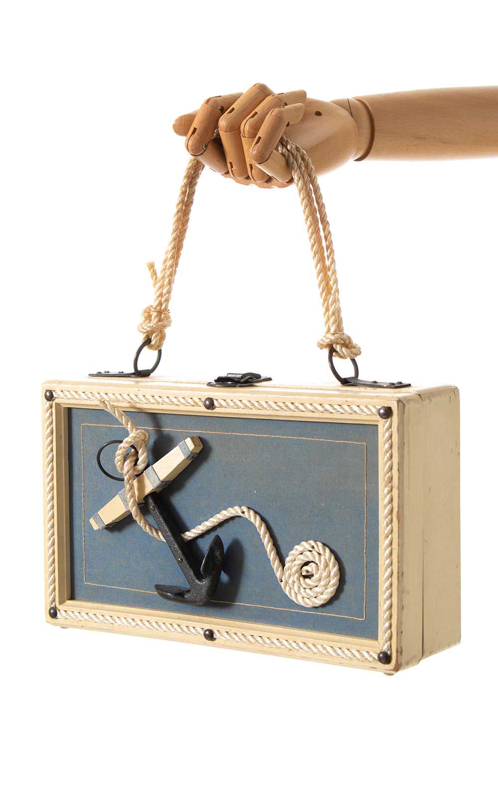 1960s Anchor Novelty Box Purse - image 1