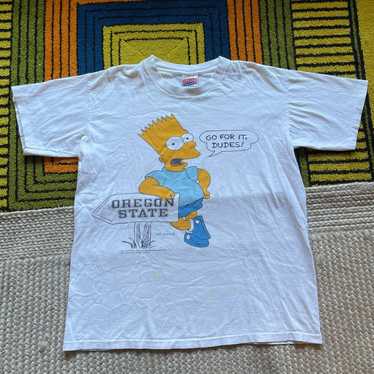 Vintage 1990 Oregon State Bart Simpson Tee