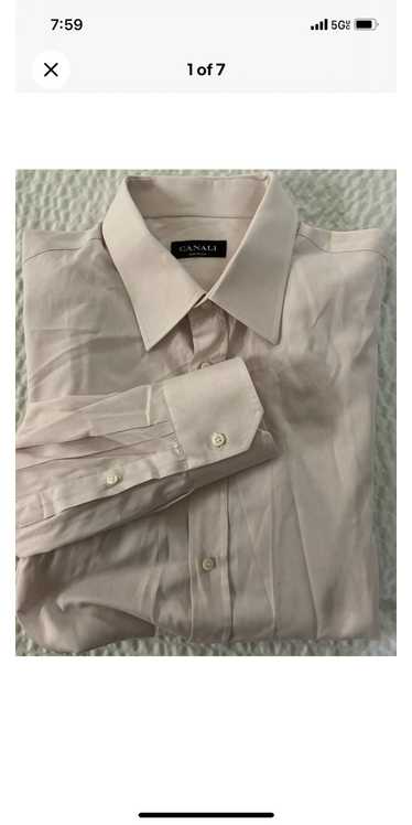 Canali Straight Collar Dress Shirt - image 1