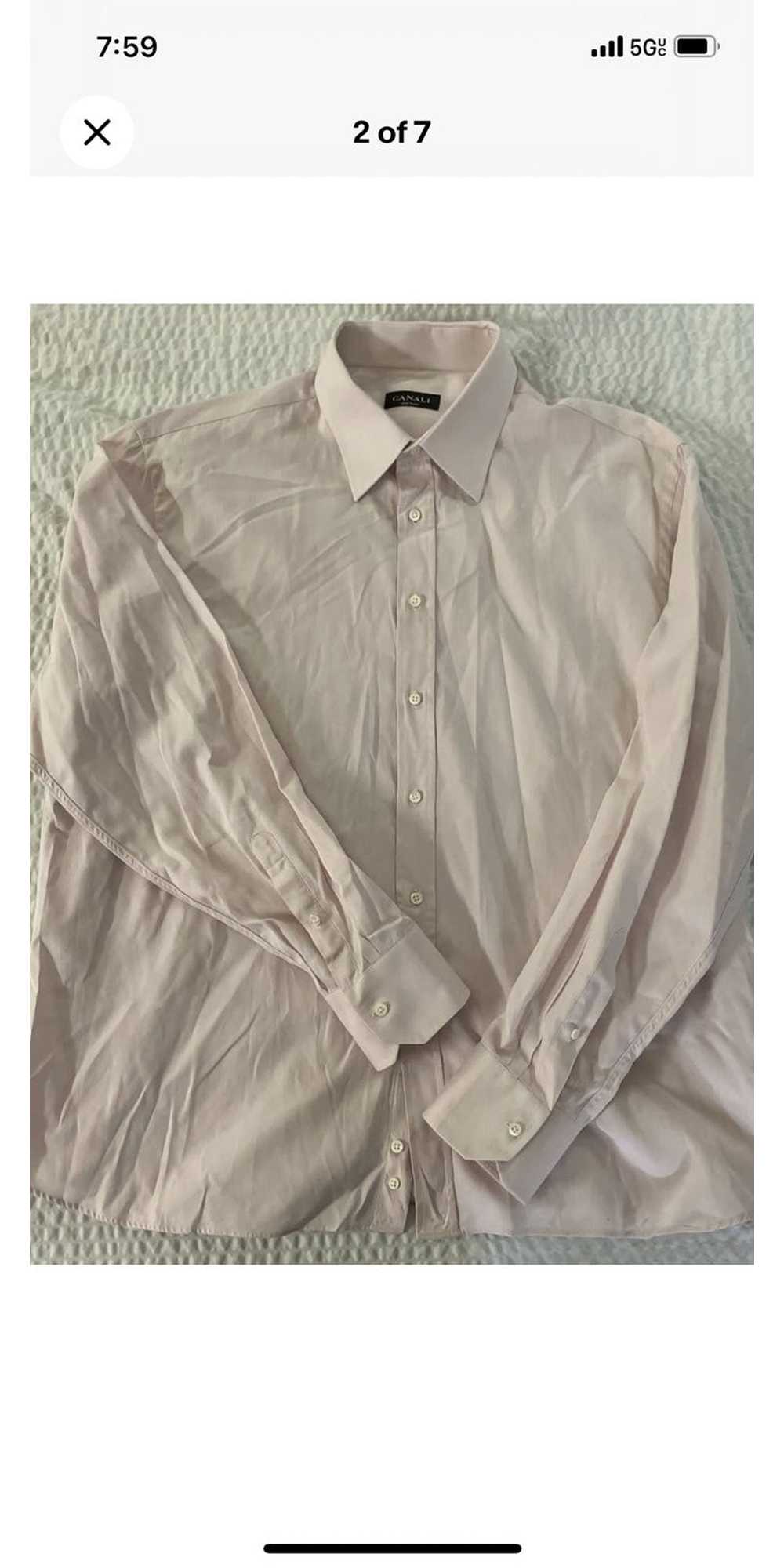 Canali Straight Collar Dress Shirt - image 2