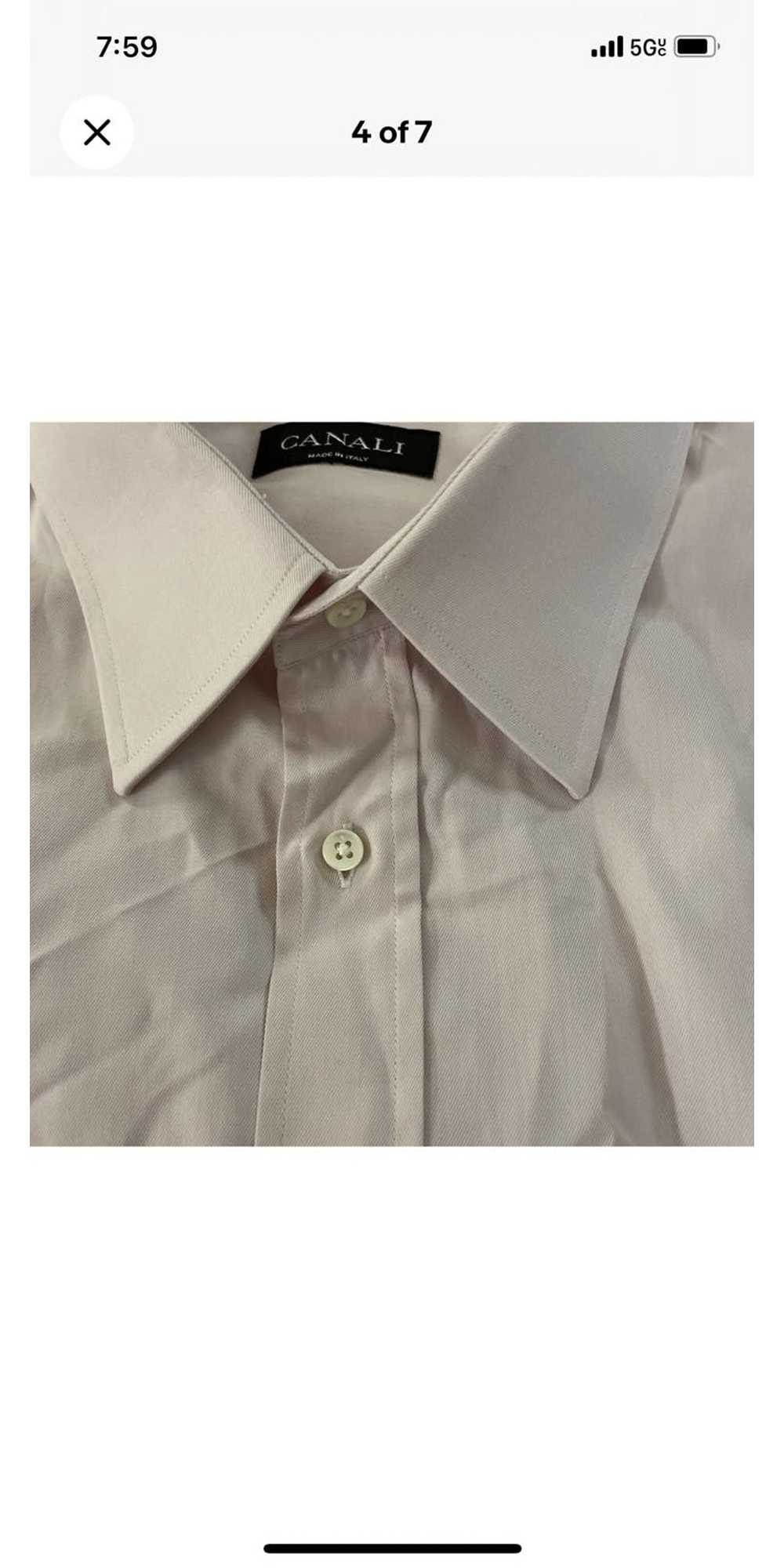 Canali Straight Collar Dress Shirt - image 4