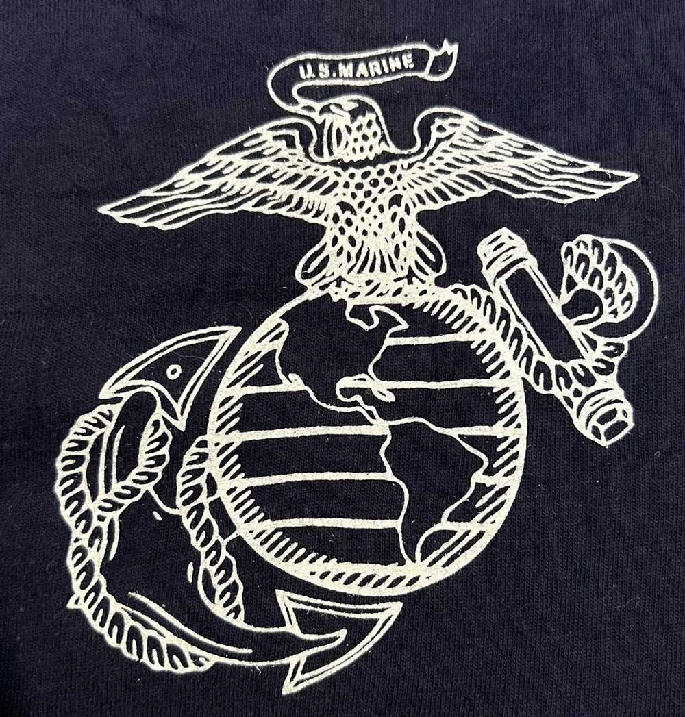 Usmc U.S.M.C Naval Station Norfolk Long Sleeve TS… - image 6