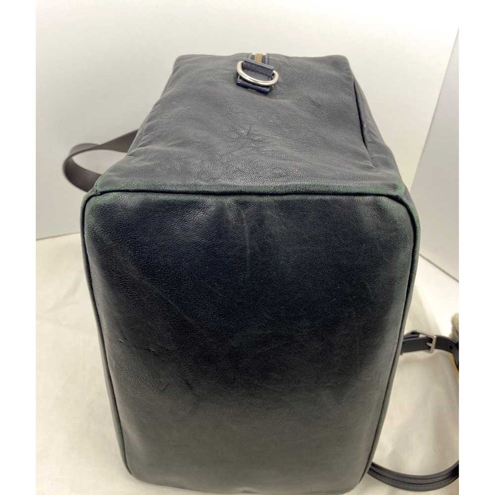 Celine Celine Black Leather Handle Bag Vintage Br… - image 10
