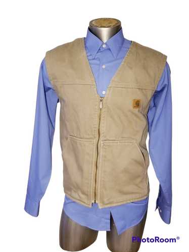 vintage WOOLRICH 584 Fishing Hunting Photography Khaki Vest/Jacket