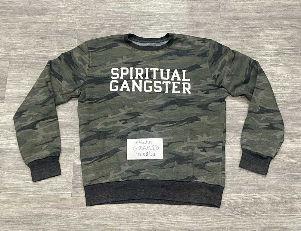 Luxury × Vintage Spiritual Gangster Camo Sweatshi… - image 5