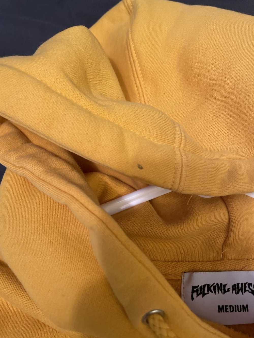 Fucking Awesome Fucking awesome yellow hoodie - image 6