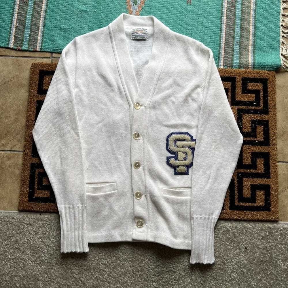 Cardigan × Made In Usa × Vintage Vintage 60s SF C… - image 4