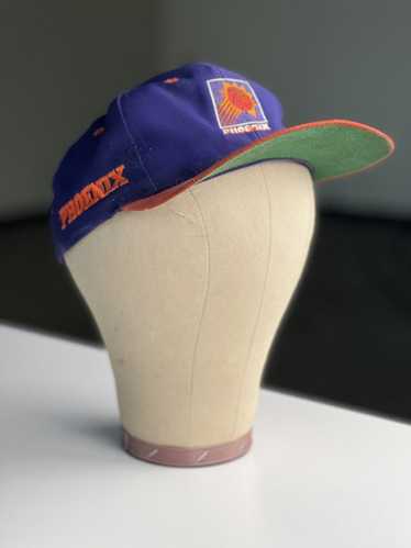 Vintage 1990s PHOENIX SUNS Big Logo Snapback Cap - AJD Signature - Script  Hat