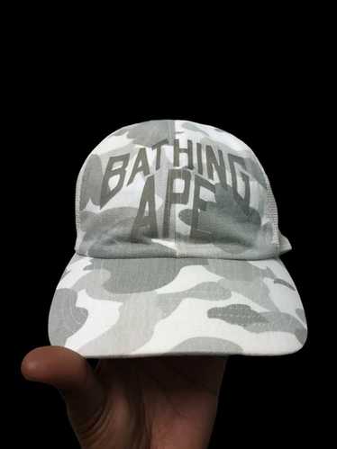 A Bathing Ape Bape Vintage Thorn Camo Fitted Cap Brown