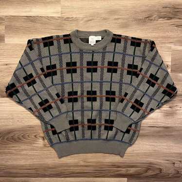 VTG TAILOR'S ROW FINERY Men's Southwestern Native Shetland Wool Sweater Size hotsell XL