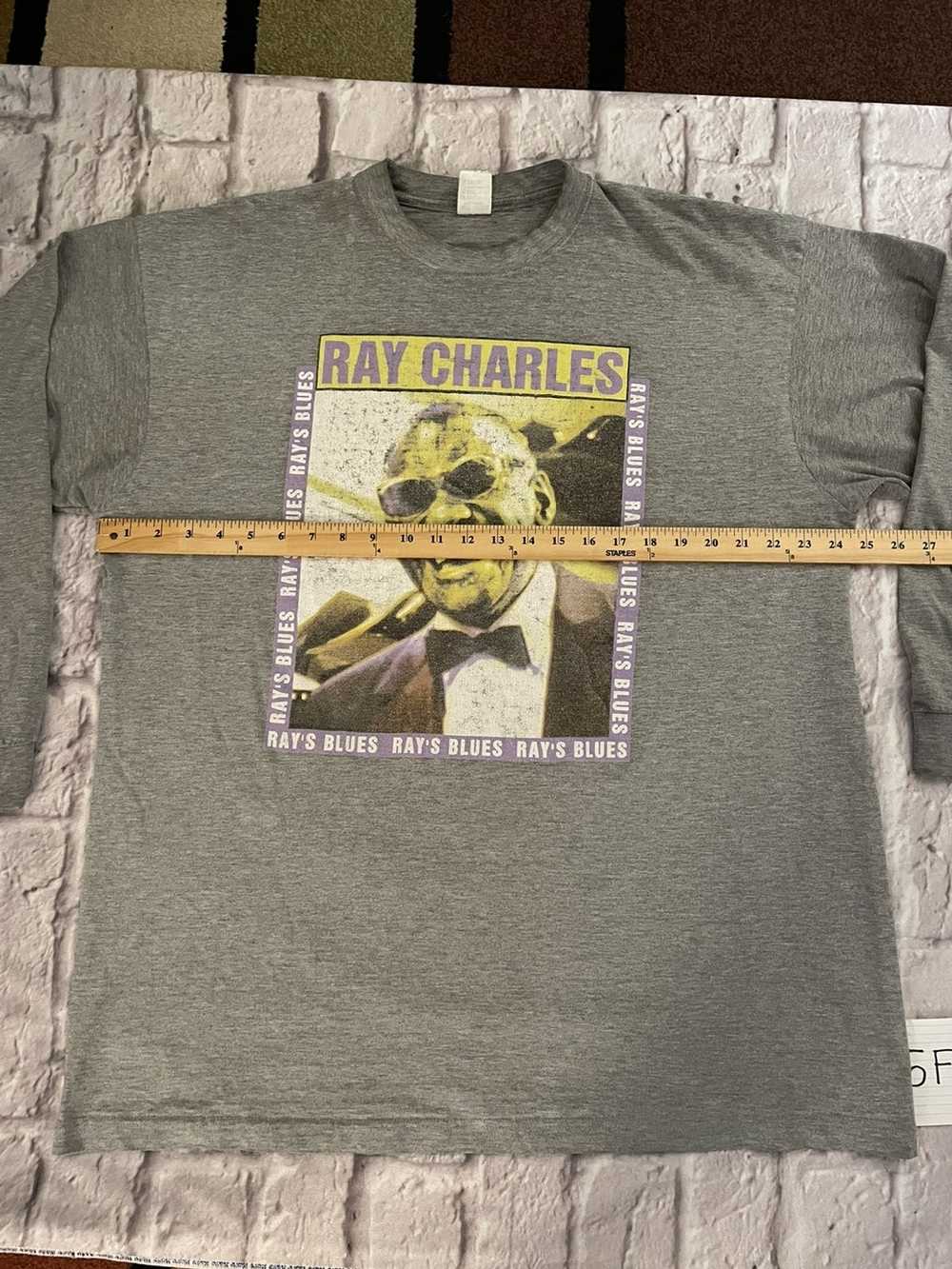 Band Tees × Rap Tees × Vintage VTG Ray Charles Y2… - image 5