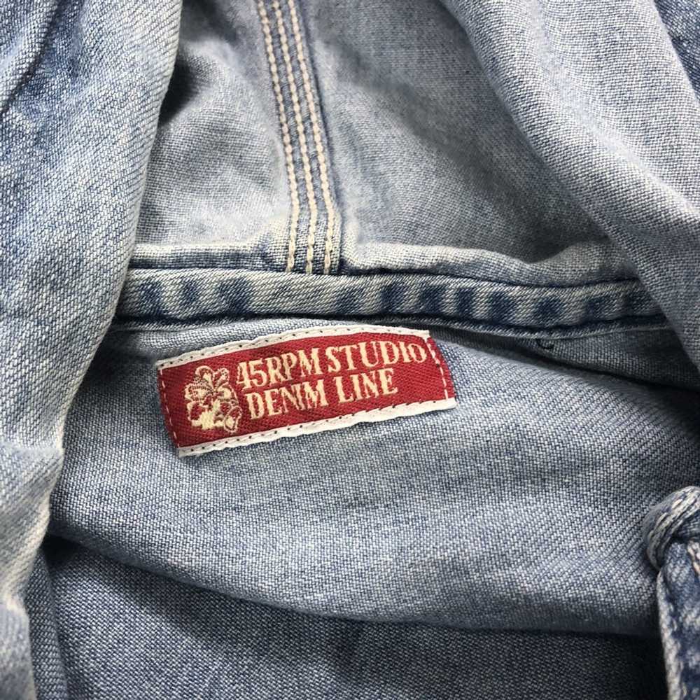 45rpm × Japanese Brand × Kapital RARE 45RPM DENIM… - image 7