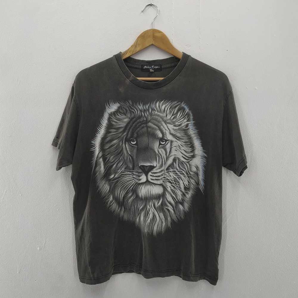 Vintage Vintage Tiger Habitat Shirt-T109 - image 1