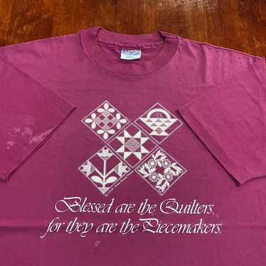 Vintage 1988 Blessed Are The Quilter - image 1