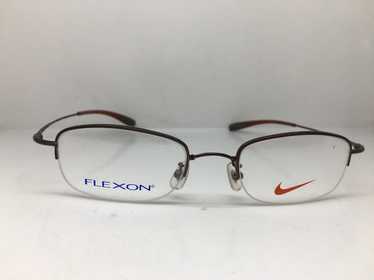 Nike Nike 4003 AF Brown Half Rim RX Eyeglasses Fr… - image 1