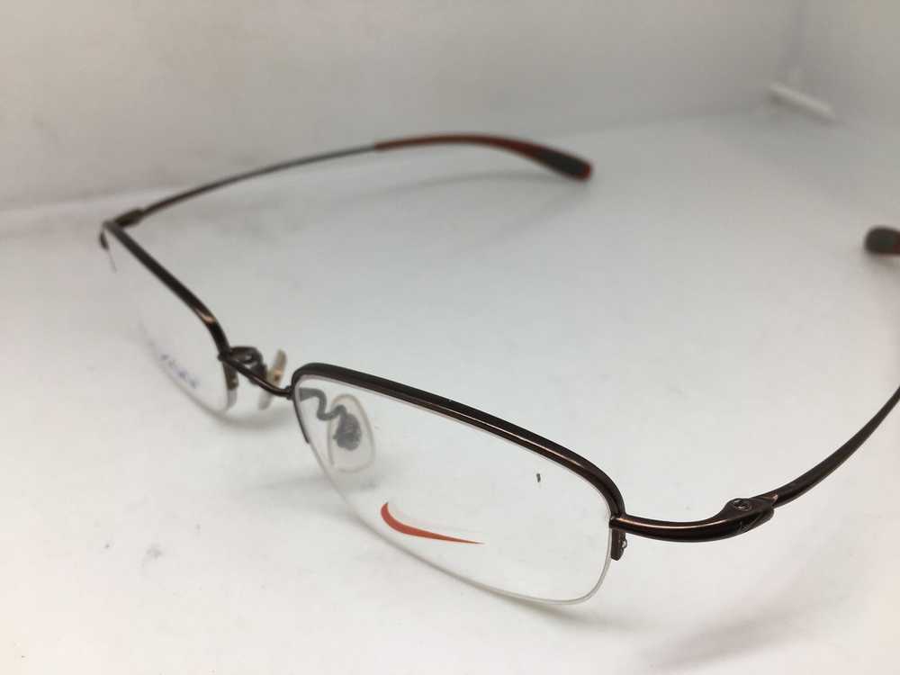 Nike Nike 4003 AF Brown Half Rim RX Eyeglasses Fr… - image 3