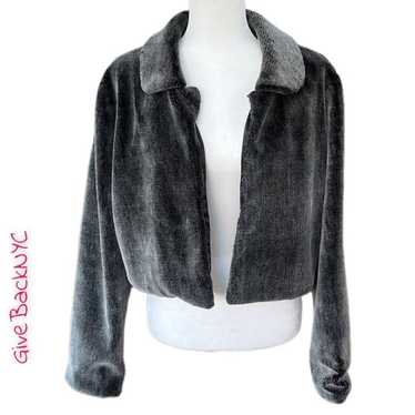 Vintage Vintage FU DA Faux fur Cape Bolero like C… - image 1