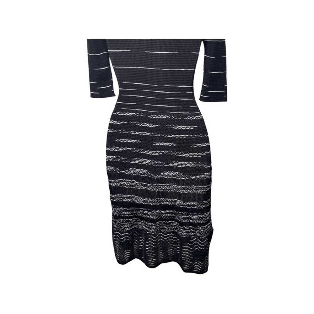 Missoni M MISSONI Black White Knitted Short dress… - image 2