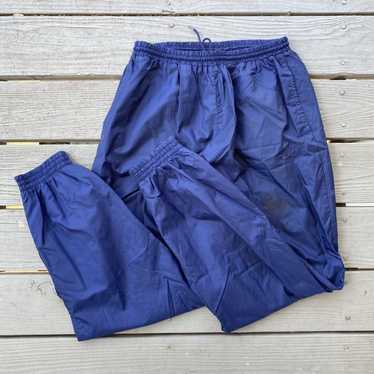 Vintage 70s 80s Nike Sportswear Track Pants Windpants Side Zipper Size Large