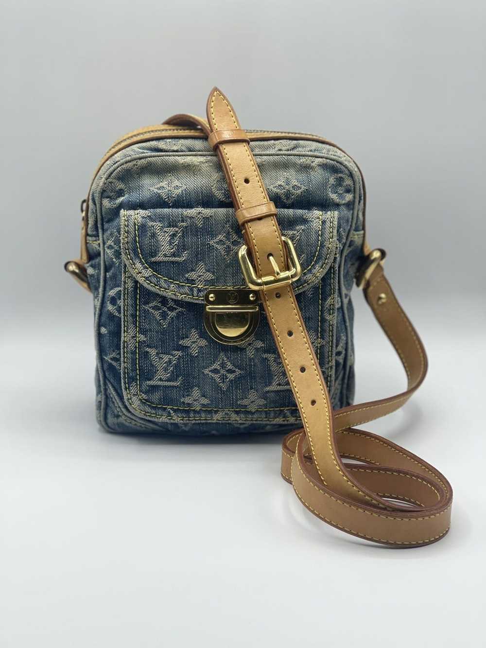 Louis Vuitton Louis Vuitton Denim Camera Cross Bo… - image 1