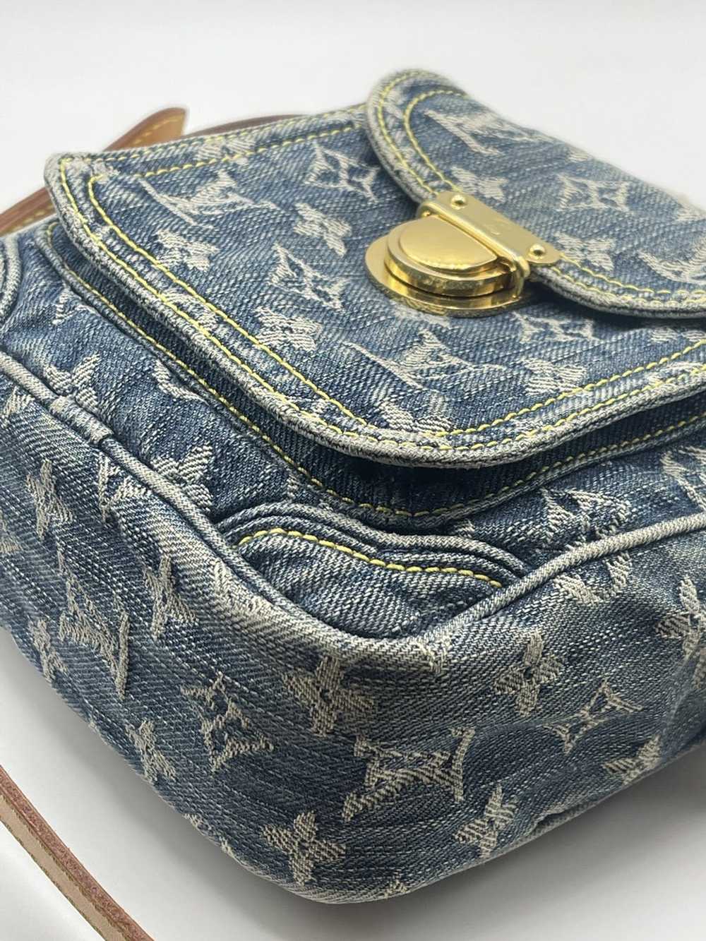 Louis Vuitton Louis Vuitton Denim Camera Cross Bo… - image 3