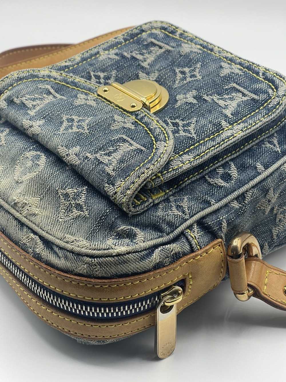 Louis Vuitton Louis Vuitton Denim Camera Cross Bo… - image 6