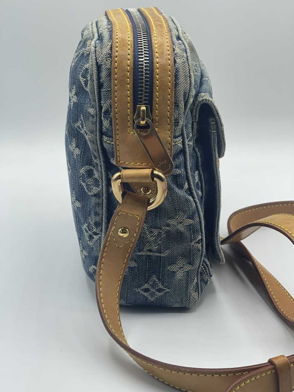 Louis Vuitton Louis Vuitton Denim Camera Cross Bo… - image 9