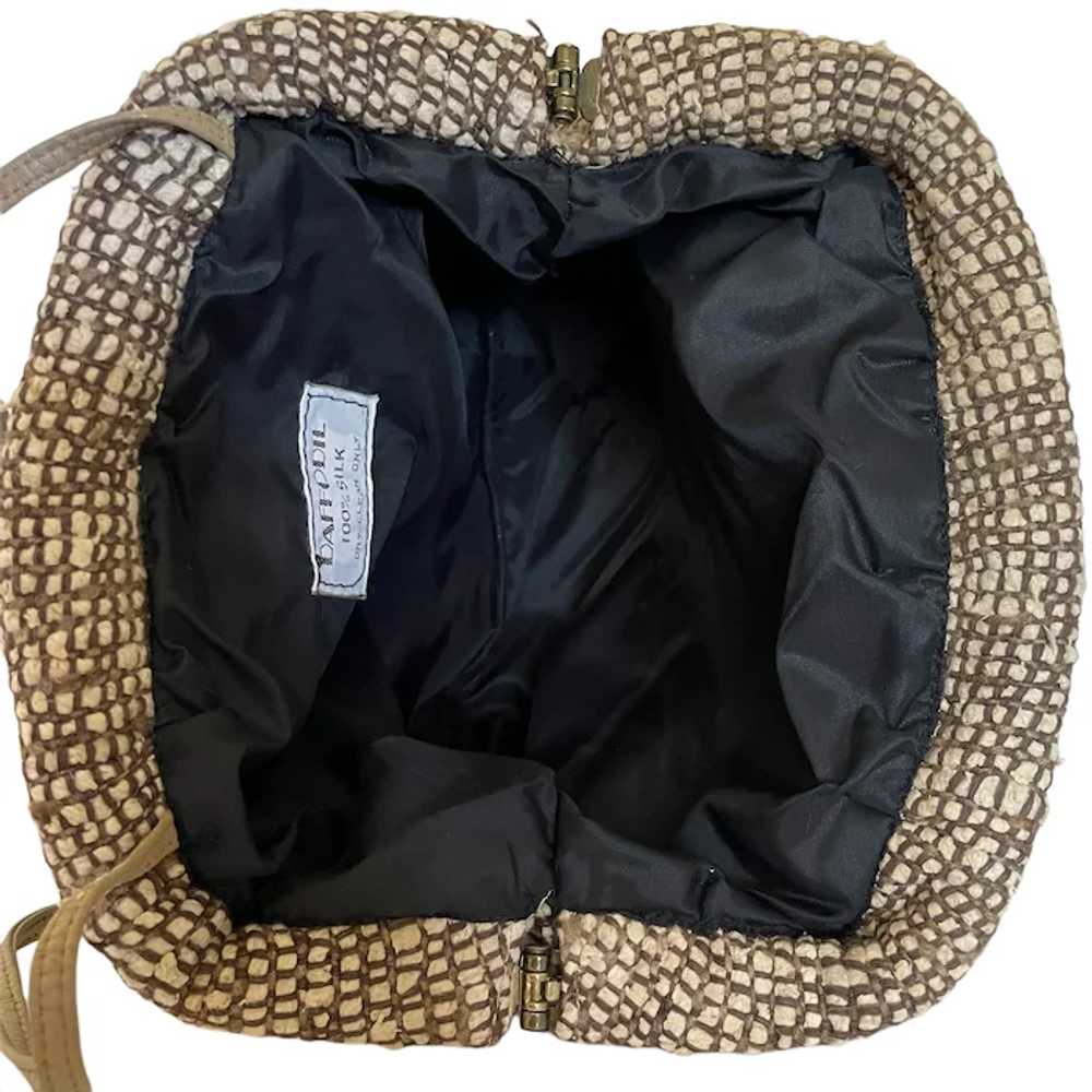 Daffodil Silk Clamshell Hinged-Frame Shoulder Bag… - image 3