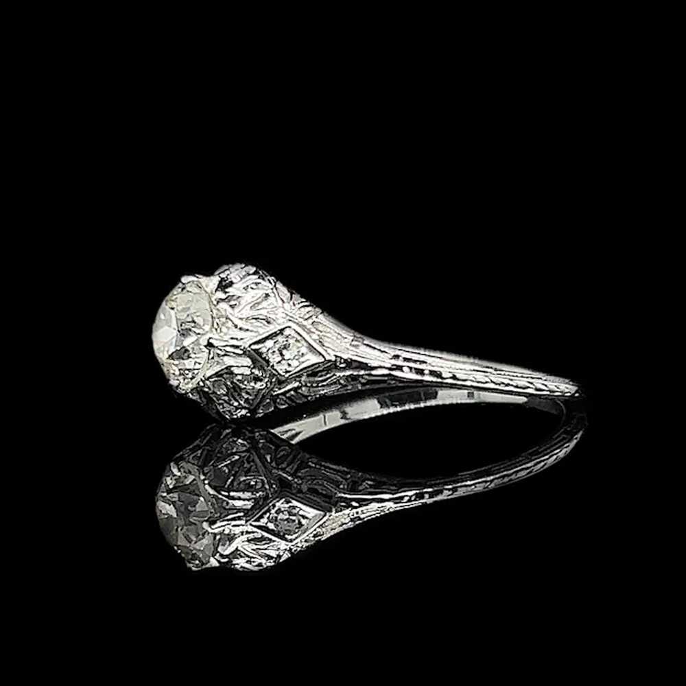 Art Deco .80ct. Diamond Antique Engagement - Fash… - image 2