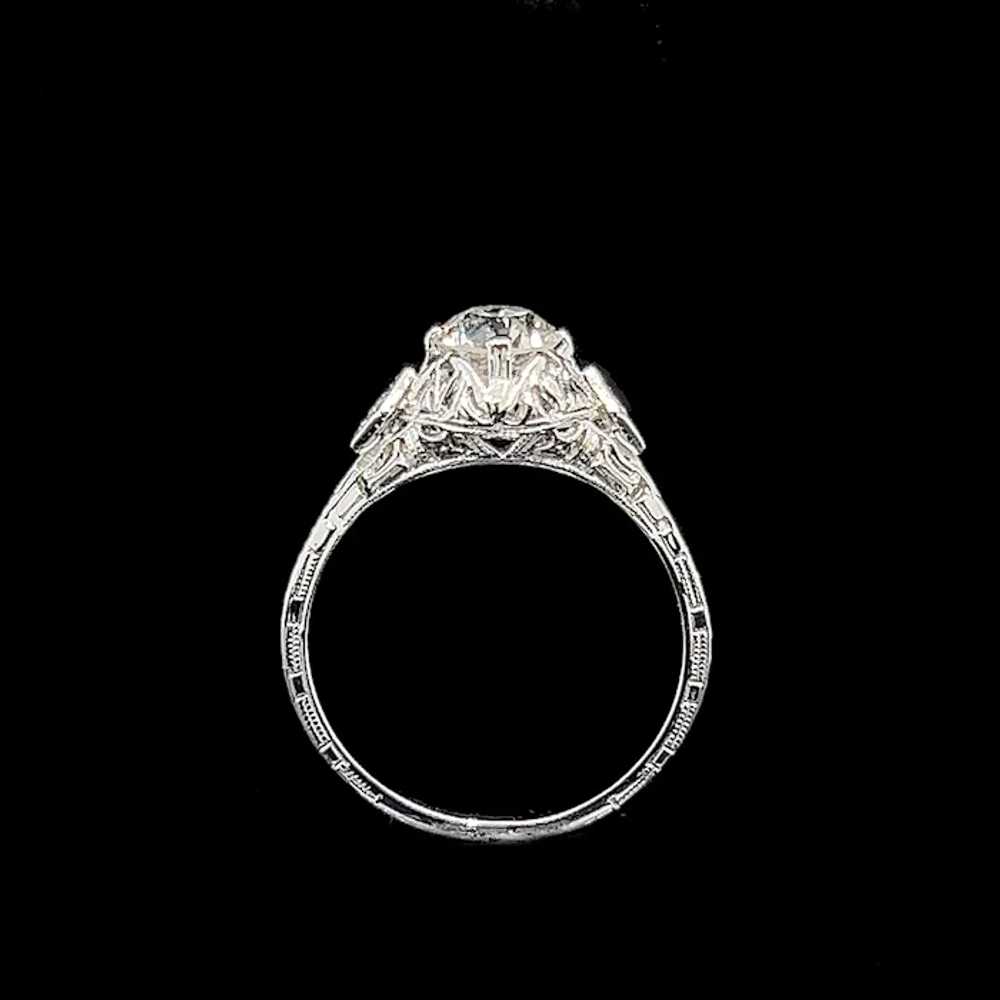 Art Deco .80ct. Diamond Antique Engagement - Fash… - image 4