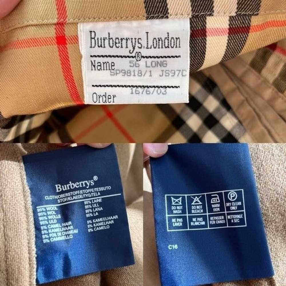 Burberry × Vintage VTG Burberry's Lined Nova Chec… - image 10