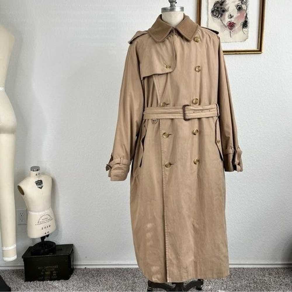 men's Burberry vintage t trench coat 52 with removable wool lining Khaki  Cotton ref.214210 - Joli Closet