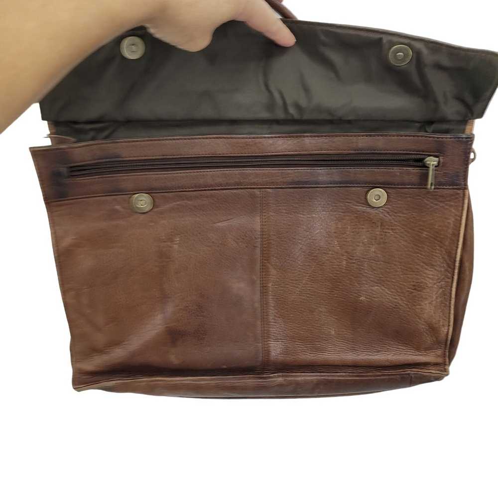 Wilsons Leather 80's Wilsons Leather Briefcase Le… - image 5